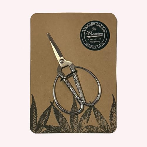 » The Harvester » 5-Inch Plant Pruning Shears with Adjustable Glide and Razor Edge Blades » Stainless Steel » Platinum Colorway