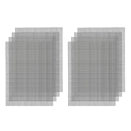 Pot Hole Mesh Pad 11.8 x 7.8 Inch, Bonsai Mesh Drainage Screens, Hole Mesh Pad Preventing Soil Leakage (Gray) - color: Gray