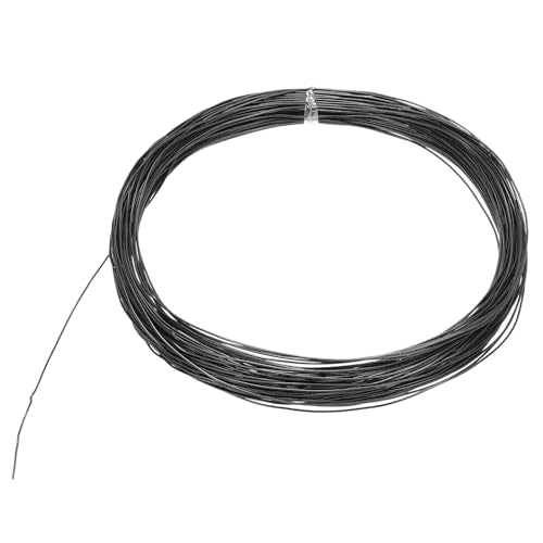 MECCANIXITY 22 Gauge Aluminum Craft Wire, 98 Feet Bendable Wire Metal Armature Wire for Jewelry Making DIY Sculpting Floral Wreath Making Wire Wrapping Christmas Ornaments (22 AWG Black) - color: Black, size: 22 Gauge, 98 Feet