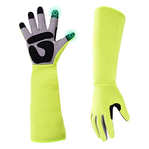 Gardening Gloves, Thorn Protective, Forearm Protection, Yard Work, Pruning, Outdoor Activity, Comfortable