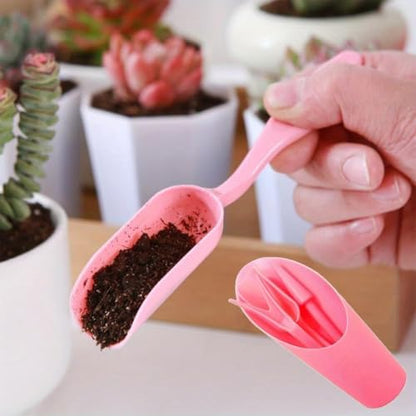 1 Set Gardening Tools, Including Shovel, Transplanter, Puncher and Spoon, Perfect for Plant Lovers (Pink) - color: Pink