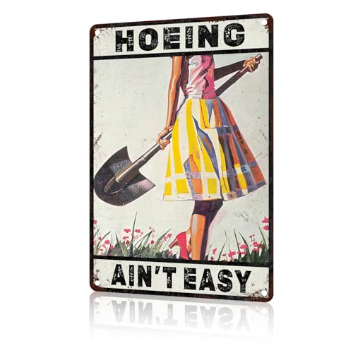 Gardening Because Murder is Wrong Retro Metal Sign for Garden Club Outdoor Indoor Home Wall Decorative 8 x 12 Inch - color: Garden 8, size: 8x12Inch(20x30cm)