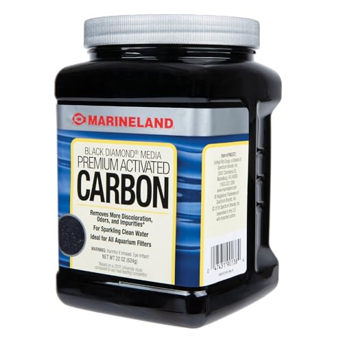 Marineland Black Diamond Carbon Filter Media for Aquariums, 22 oz - size: 22 ounce