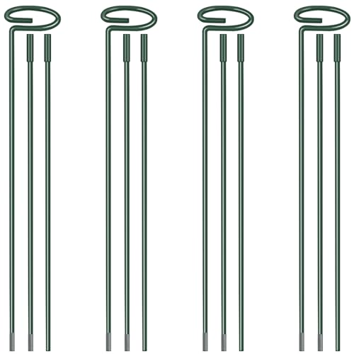 36 Inch Plant Stakes Tall, Three Sizes(12 or 24 or 36 Inch) Plant Support Stakes for Outdoor or Indoor,Garden Plant Stakes for Flowers Amaryllis Tomato Lily Peony Rose Flower Narcissus (4 Set)