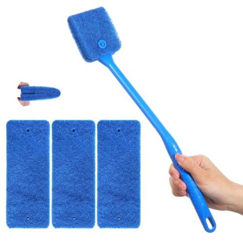 1 Set Fish Tank Scrubber & Aquarium Brush, 5-Sided Sponge Brushes
