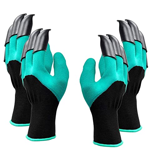 Garden Gloves with Claws for Women and Men,One Size - color: Greener