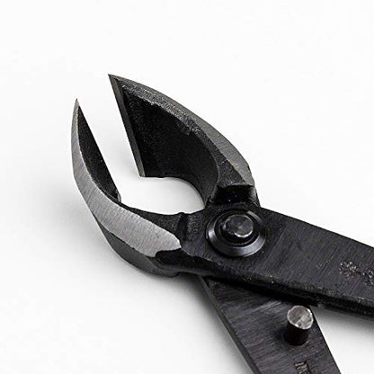 Wazakura Bonsai Tool Kit Made in Japan, Yasugi Steel Ashinaga Bonsai Scissors 8.2 inch (210mm) + Concave Branch Cutter 8 in (200mm) Starter Set (Yasugi Steel Ashinaga Scissors + Concave Branch Cutter)