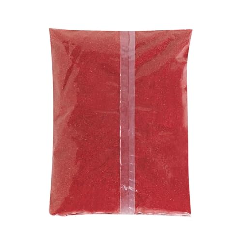 S&S Worldwide Color Splash Art Sand, for Layering in Bottles, 2lb Bag, Red - color: Red
