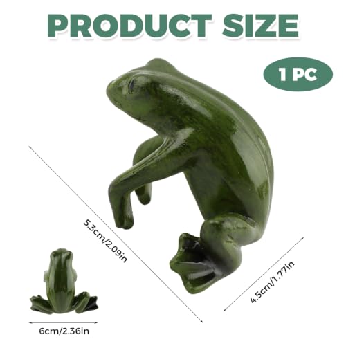 Frog Plant Pot Hanger, Mini Resin Climbing Frog Figurine Flower Pot Hugger, Funny Animal Statue Ornament for Indoor Outdoor Garden Yard Patio, Gift for Plant Lovers - style: Frog