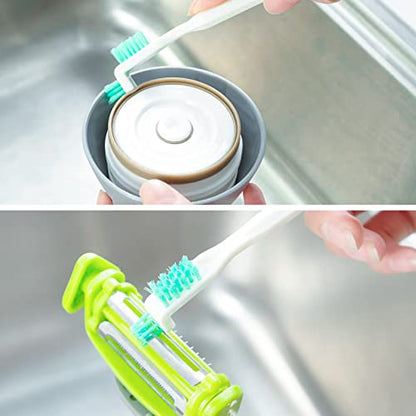 Small Cleaning Brushes for Household Cleaning Deep Detail Crevice Cleaning Tool Kit Tiny Scrub Cleaner Brush for Small Holes Corner Space Gaps Keyboard Bottle Window Seal Sill