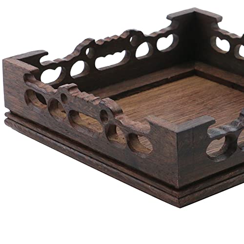 Furniture Wooden Display Stand Base, 4.84" Inner Diameter - size: Square; 5.5" x 5.5"