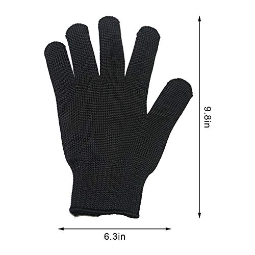 Bird Training Anti-Bite Gloves, Level 5 Protection, Parrot Chewing Working Safety Protective Gloves for Cockatiels - color: 2 Pairs
