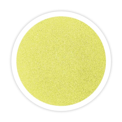 Sandsational Sparkle Yellow Chiffon Unity Sand, 1 LB (16 oz), Pastel Yellow Colored Sand for Weddings, Vase Filler, Home Décor, Crafts, Terrariums, and More - color: Yellow Chiffon, size: 1 LB (16 oz)
