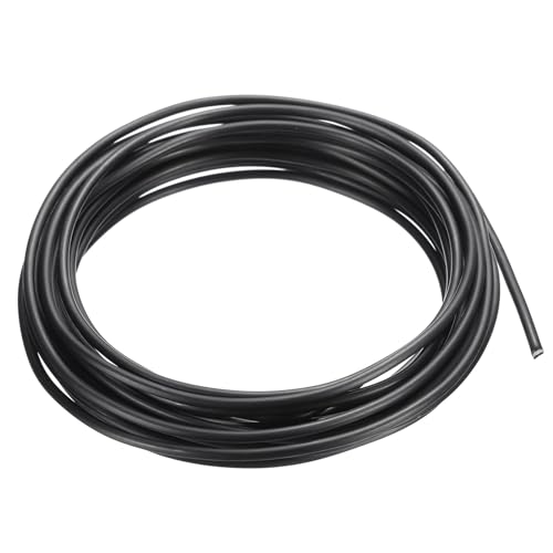 PATIKIL 2.5mm Bonsai Training Wire, 1 Roll Floral Wire Stems Anodized Aluminum Tree Wire 16.4 Feet Total for Gardening Branch Fixing, Black - color: Black, size: 2.5mm