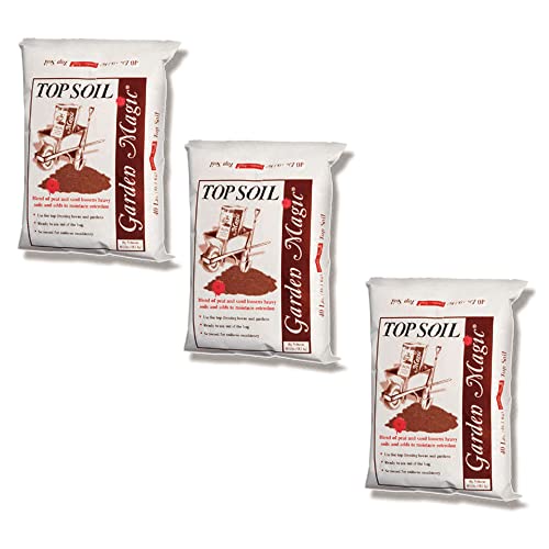 Michigan Peat Garden Magic Organic Potting Topsoil Mix, 40 lb, 3-Pack - size: 40-Pound (3 Pack)