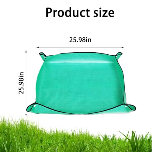 Repotting Mat for Indoor Plant Transplanting, Foldable Waterproof Potting Tray, Portable Gardening Mat for Succulents and Plant Care