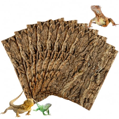 STARVAST 8PCS Cork Terrarium Background 15.7x11.8in for Reptile - size: 8PCS-15.7×11.8in