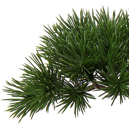 Artificial Bonsai Tree Juniper Faux Plants Indoor Small Fake Plants Decor with Ceramic Pots for Home Table Office Desk Bathroom Shelf Bedroom Living Room Farmhouse Decorations - style: 6" Cedar
