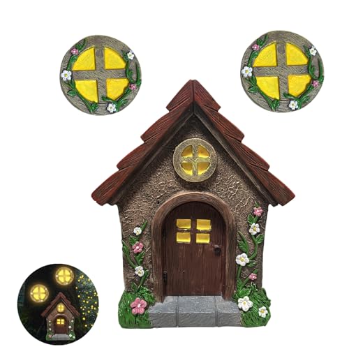 Fairy Door Windows for Trees, Glow in The Dark