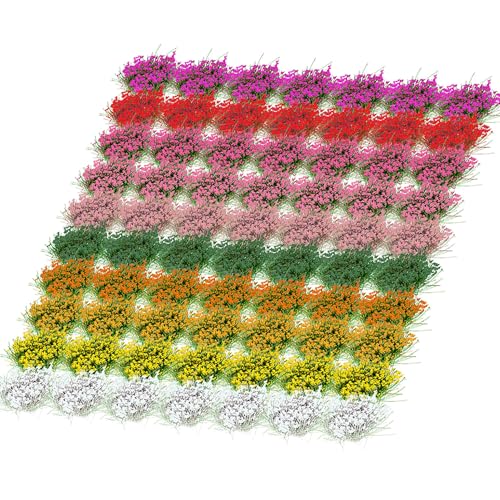 Potanro70pcs Miniature Flowers Cluster,Mini Flowers Self Adhesive.