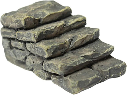 Jowxsx Miniature Resin Bridge Stair Stone Straight Bridge Stairs Stone Steps Garden Fairy Ornament Flower Pot Plant Micro Landscaping Outdoor Statues Garden Outdoor Decor Sculptures and Statues