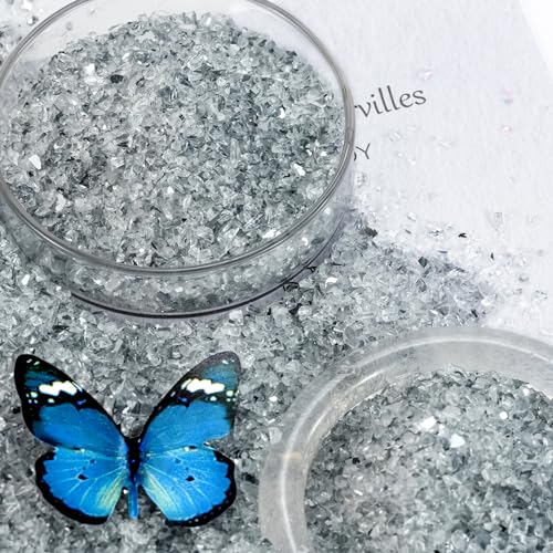 Mirror Fine Crushed Glass for Resin Art & Crafts - color: Mirror