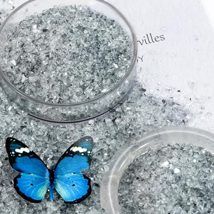Mirror Fine Crushed Glass for Resin Art & Crafts - color: Mirror