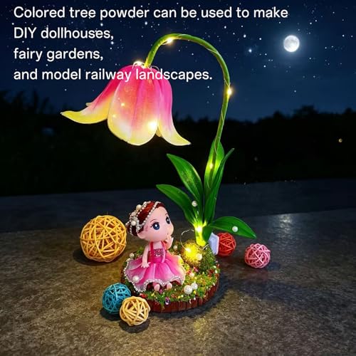 Colored Tree Powder Model Grass, - color: Yellow