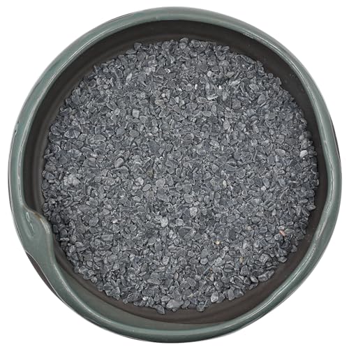 2 LBS Black Pea Gravel, Natural Succulent and Cactus Gravel Pebbles, Pebbles for Indoor Plants, Natural Gardens Mulching, for Houseplants, for Aquarium Gravel, to Maintain Soil Aeration(4-6mm) - color: Black, size: 2 LBS