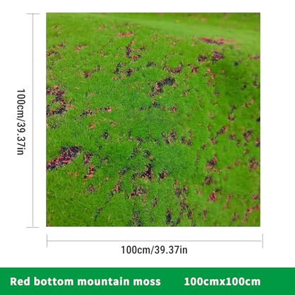 Maxmartt Fake Moss for Crafts 39" x 39" Faux Moss Mat for Plants Indoor Green Artificial Moss Rug for Decorating Planters Crafts DIY Table Centerpieces Fairy Garden Floral Wedding 100 x 100cm