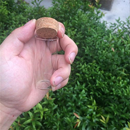 30x70mm 30ml Glass Vials Jars Test Tube with Cork Stopper Empty Glass Transparent Clear Bottles 12pcs (12, 30ml-30x70mm) - size: 30ml-30x70mm