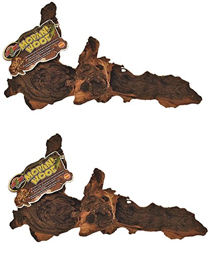 Zoo Med Mopani Wood Terrarium Accents Medium for Reptiles - Pack of 2