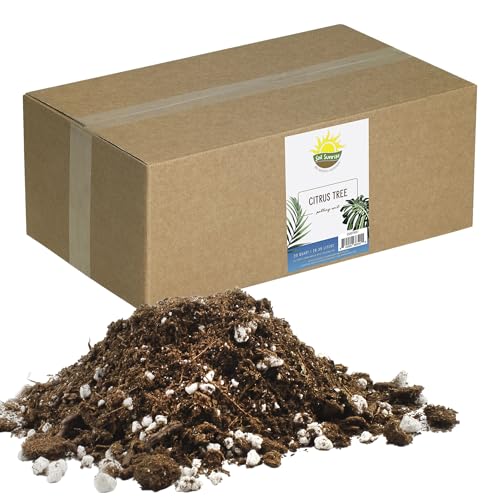 Soil Sunrise Citrus Tree Potting Soil Mix (30 Quarts) Special Blend for Indoor Oranges, Lemons, Limes and More - size: 30 Quarts