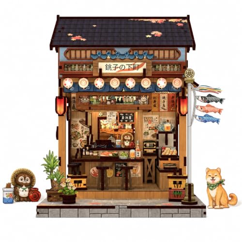 Japan Book Nook, DIY Miniature House Kit, Japanese Izakaya Booknook - color: Japanese Izakaya