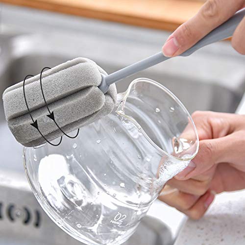 Brush Bottle 2 Pack 1 Long 1 Short Cleaning Brush 2pcs Traceless Hook