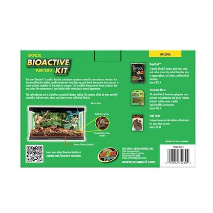 Zoo Med Tropical Bioactive Substrate Kit 10 Gallon