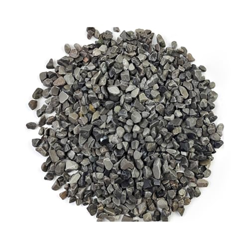 2.7lbs Mexican Beach Pebbles, 3/8 Inch Small Decorative River Rocks for Indoor Plants, Succulents, Vases, Fish Tanks, Aquariums, Garden Landscaping, Home Decor, and Outdoor Paving (Grey, 2.7lbs) - color: grey, size: 2.7lbs