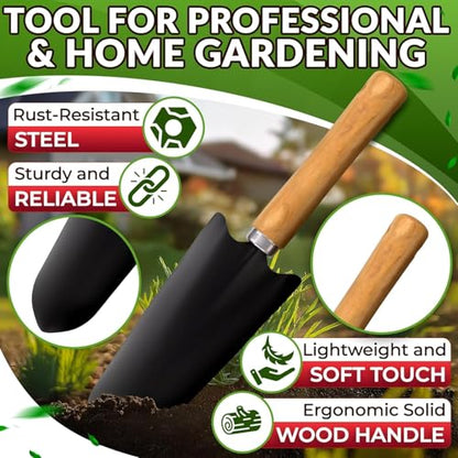 10 Pcs Gardening Tool Set for Women, Rust-Resistant Steel, Tote Bag | Garden Tools Set for Plant Care, Digging, Planting & Potting; Ergonomic Handles, Gloves & Spray Bottle; Gift for Plant Lovers - color: Yellow Set of 10