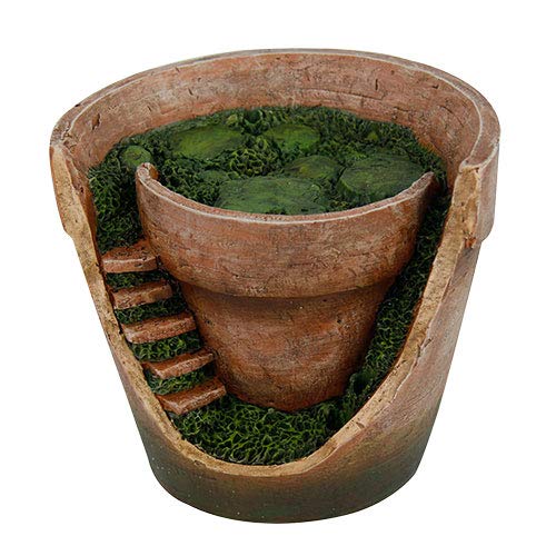 Pacific Giftware Mini Fairy Garden Succulent Planter Pot for DYI Decorative Miniature Fairyland Garden Display Planter