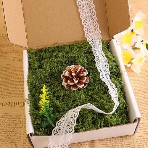 Caiyjhao Green Artificial Moss, Plant handicrafts Dark Green 3.5oz - color: dark green