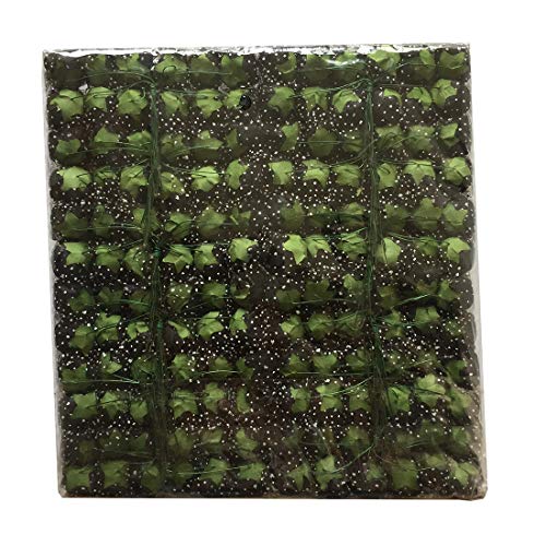 Mini Fake Rose Flower Heads 144pcs Mini Artificial Foam Roses DIY Wedding Flowers Accessories Make Bridal Hair Clips Headbands Dress (Bottom add Gauze) Black - color: Black