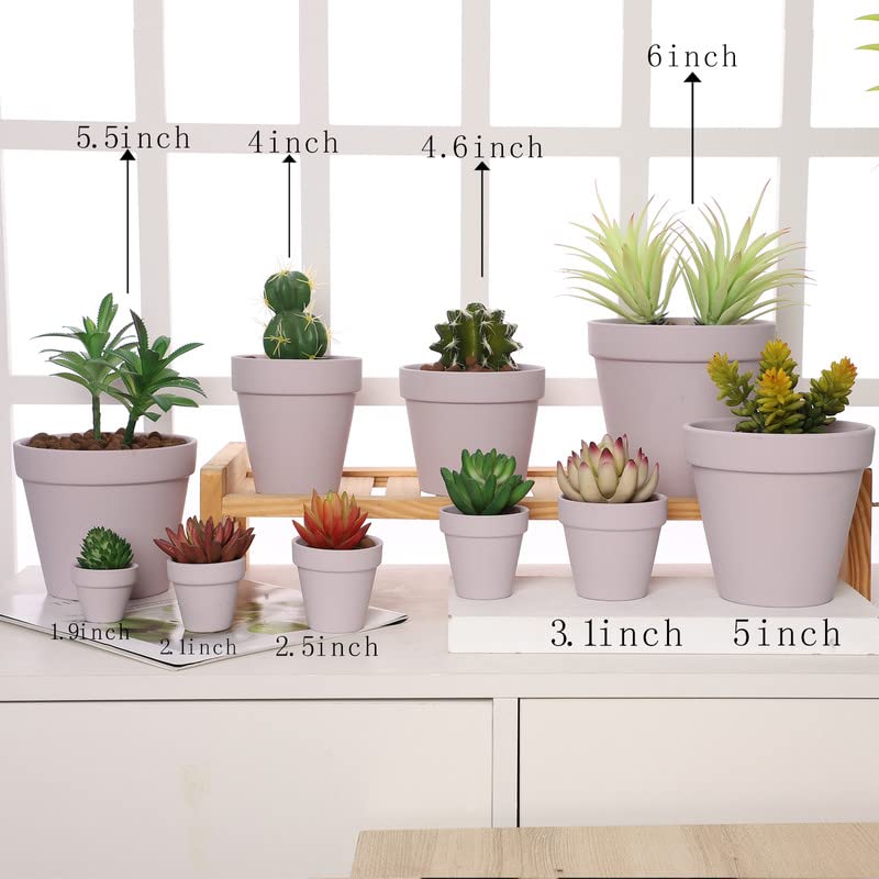 Yishang 27 pcs Small Mini Pink Clay Pots, 2 inch Terracotta Pot Clay Ceramic Pottery Planter,Cactus Flower Terra Cotta Pots,Succulents Nursery Pots,with Drainage Hole,Great for Crafts,Wedding Favor - color: Pink