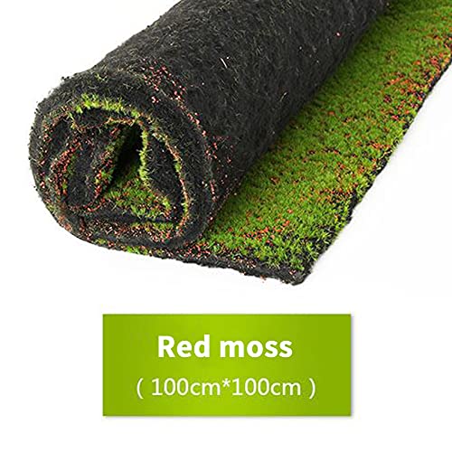 Maxmartt Fake Moss for Crafts 39" x 39" Faux Moss Mat for Plants Indoor Green Artificial Moss Rug for Decorating Planters Crafts DIY Table Centerpieces Fairy Garden Floral Wedding 100 x 100cm