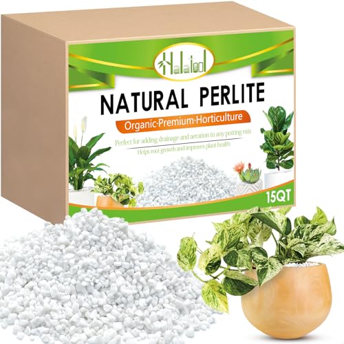Perlite for Plants, 15QT Natural Soil Amendment for Potting Mix - size: 15 qt