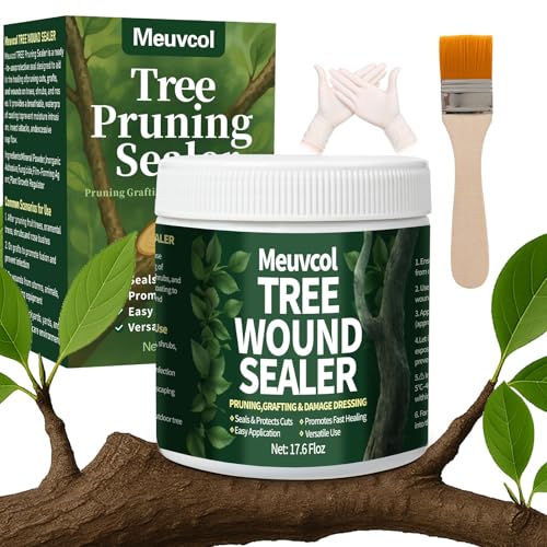 Tree Wound Sealer & Dressing, 500g Tree Pruning Sealer for Cut, Damaged Bark, Grafting – Effective Tree Repair Sealant for Shrub, Bonsai, Rose, Orchard | Horticulture Grade Seal Formula