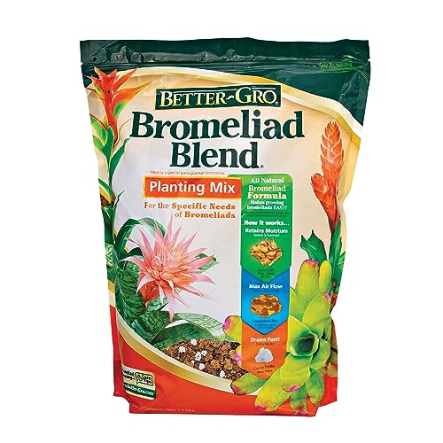 Better-Gro Bromeliad Blend Potting Mix for Tropical Plants - 8 Qt