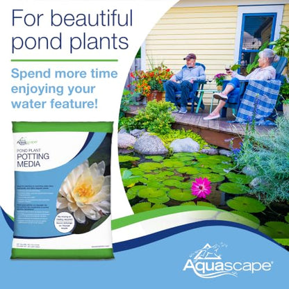 Aquascape Pond Plant Potting Media, Nutrient-Rich Aquatic Soil for Water Gardens, Supports Strong Root Growth, 215 Cubic Inches, 89002 - size: 215 cubic inches