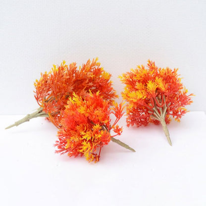 Healifty 3 Pcs Artificial Maple Trees Models, Miniature Fall Decor