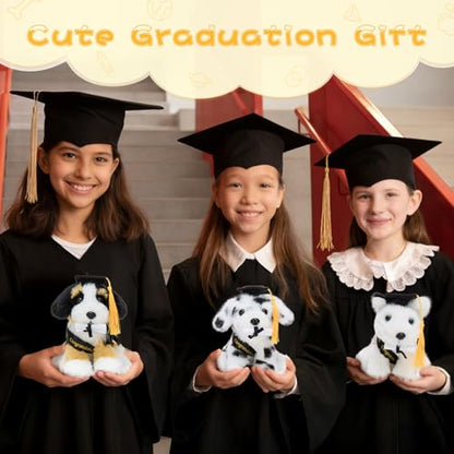 Tezituor 6 Pcs Graduation Plush Dog Bulk Toy 6", 2026 Cute Puppy Graduation Stuffed Animal Gift for Boys and Girls Graduates, Congrats Grad Keepsake - color: 6 Dogs Grad