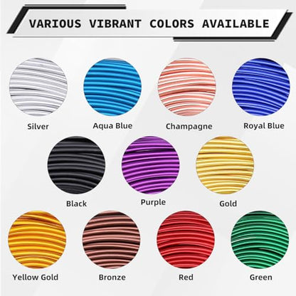12 Gauge Aluminum Craft Wire, 100 Feet 2mm Bendable Metal Wire for Jewelry Making, Sculpting and Floral Design, Soft Armature Wire for DIY Crafts (Black) - size: 12 Gauge(2mm), style: Black